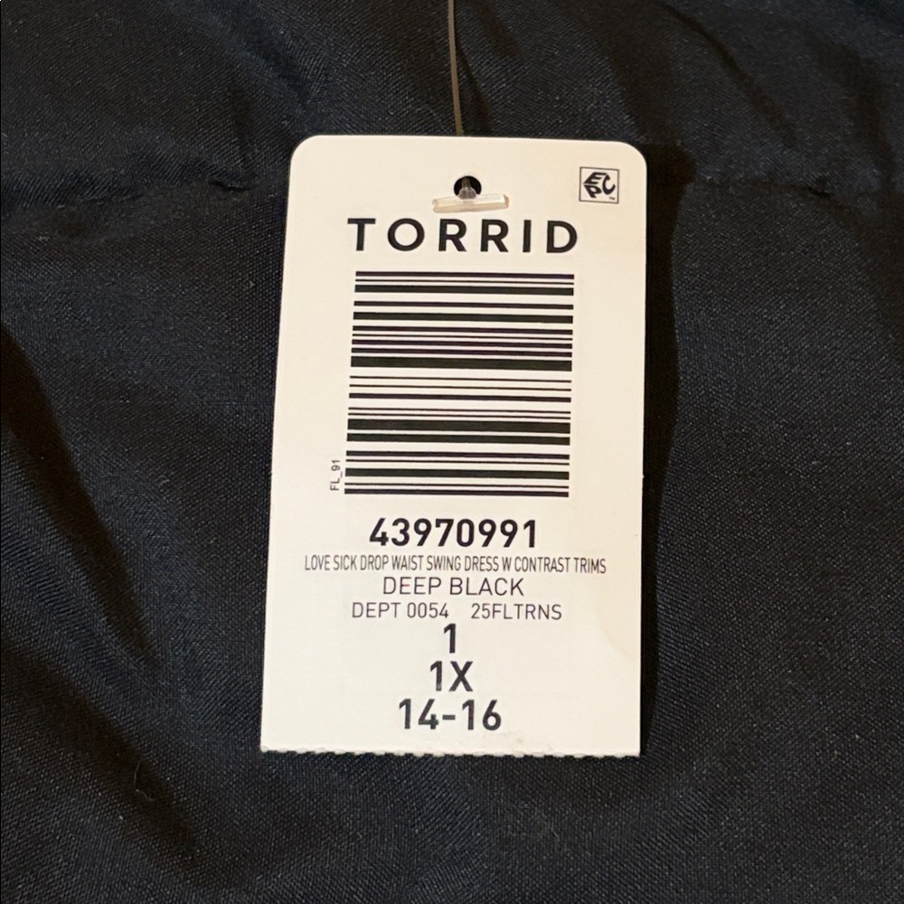Torrid X LoveSick Drop Waist Coquette Dress (NWT) - Picture 2 of 2